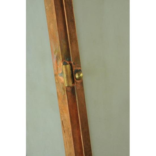 2nd Ave Lighting Millesime 20" Wide Lantern Wall Sconce in Copper And Timeless Bronze