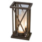 2nd Ave Lighting Mirror Cross 8.5" Wall Sconce in Gilded Tobacco Finish