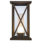 2nd Ave Lighting Mirror Cross 8.5" Wall Sconce in Gilded Tobacco Finish