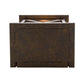 2nd Ave Lighting Mirror Cross 8.5" Wall Sconce in Gilded Tobacco Finish