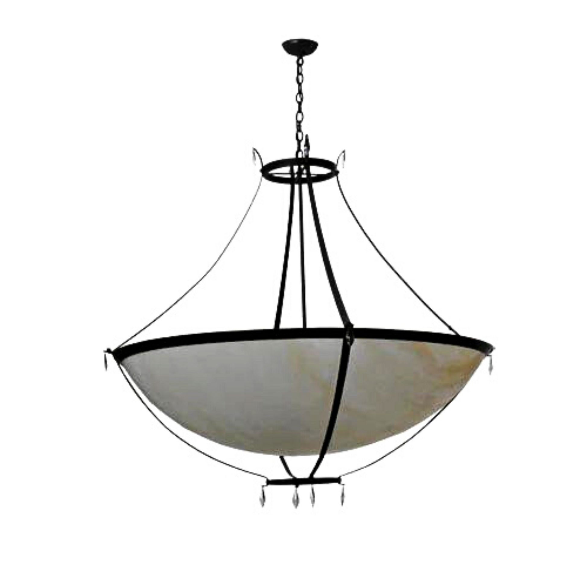 2nd Ave Lighting Modesto Timeless 52" Bronze Inverted Pendant