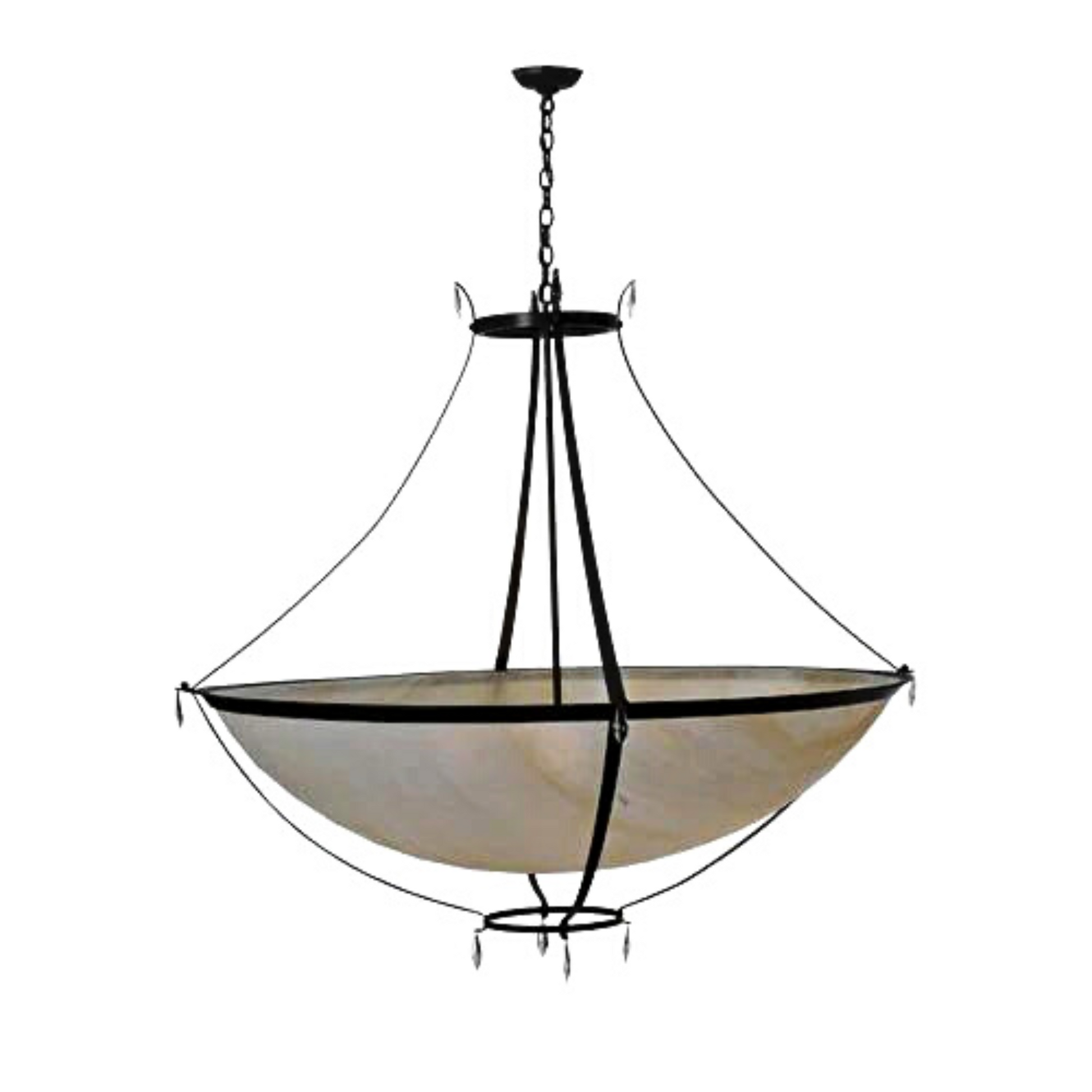 2nd Ave Lighting Modesto Timeless 52" Bronze Inverted Pendant