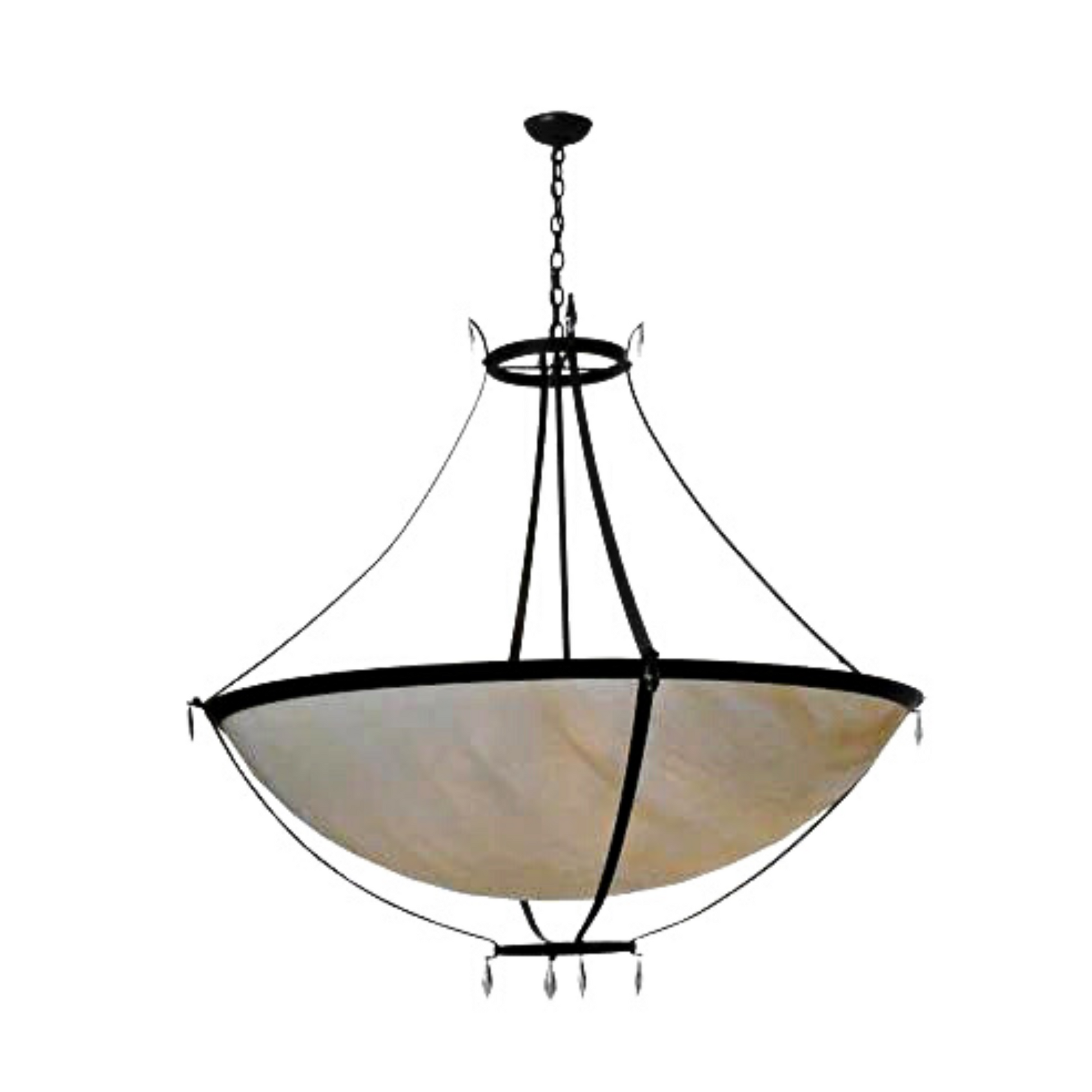 2nd Ave Lighting Modesto Timeless 52" Bronze Inverted Pendant