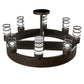 2nd Ave Lighting Molle 48" Wide 8 LT Cilindro Chandelier in Cafe Noir Finish