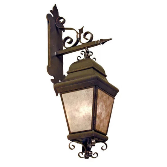2nd Ave Lighting Monaco 11" 3-Light E12 Base Silver Mica Lens Gilded Tobacco Wall Sconce