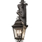 2nd Ave Lighting Monaco 9" Lantern Wall Sconce in Smoke Finish