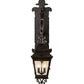 2nd Ave Lighting Monaco 9" Lantern Wall Sconce in Smoke Finish