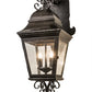 2nd Ave Lighting Monaco 9" Lantern Wall Sconce in Smoke Finish
