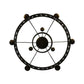 2nd Ave Lighting Montgomery 48" 2 Tier Chandelier in Dark Smoke Finish