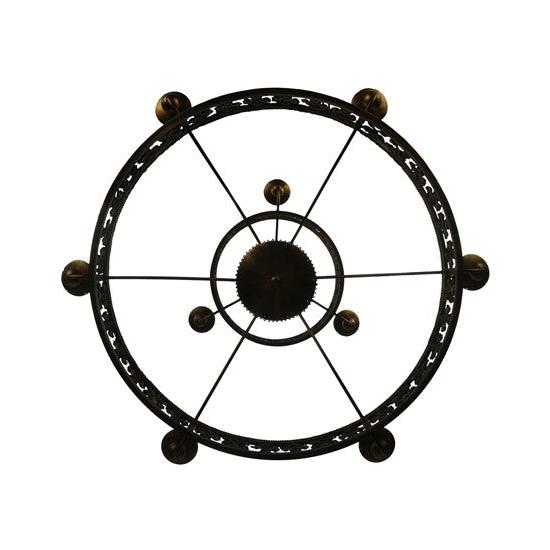 2nd Ave Lighting Montgomery 48" 2 Tier Chandelier in Dark Smoke Finish