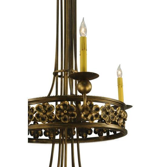 2nd Ave Lighting Montgomery 48" 2 Tier Chandelier in Dark Smoke Finish