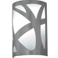 2nd Ave Lighting Mosaic 8" Wide Wall Sconce in Pewter Finish