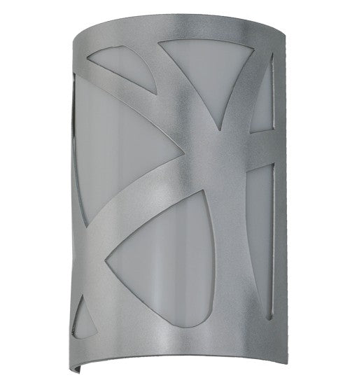 2nd Ave Lighting Mosaic 8" Wide Wall Sconce in Pewter Finish