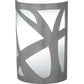2nd Ave Lighting Mosaic 8" Wide Wall Sconce in Pewter Finish
