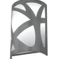 2nd Ave Lighting Mosaic 8" Wide Wall Sconce in Pewter Finish
