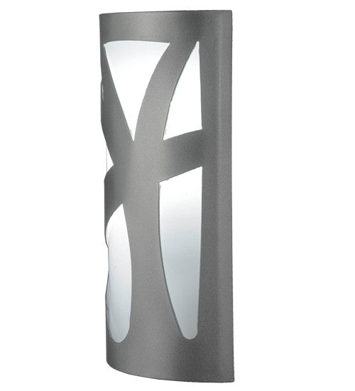 2nd Ave Lighting Mosaic 8" Wide Wall Sconce in Pewter Finish