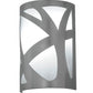 2nd Ave Lighting Mosaic 8" Wide Wall Sconce in Pewter Finish