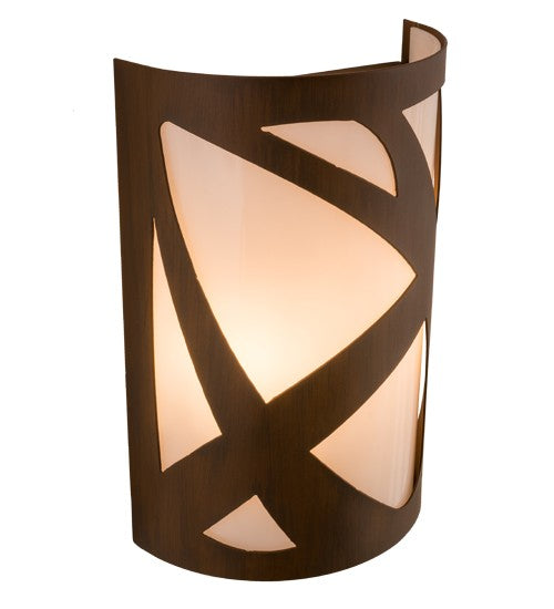 2nd Ave Lighting Mosaic 8" Wide Wall Sconce in Rustic Iron Finish