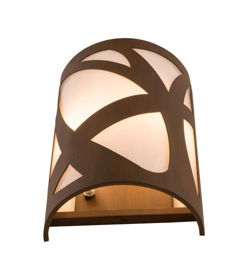 2nd Ave Lighting Mosaic 8" Wide Wall Sconce in Rustic Iron Finish