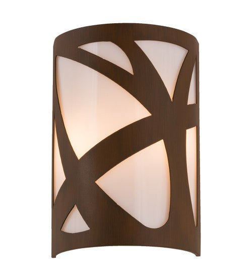 2nd Ave Lighting Mosaic 8" Wide Wall Sconce in Rustic Iron Finish