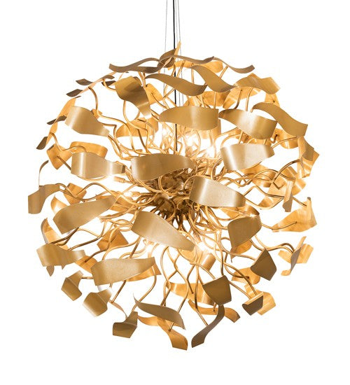 2nd Ave Lighting Muette 52" Wide Chandelier in Metallic Champaign Finish