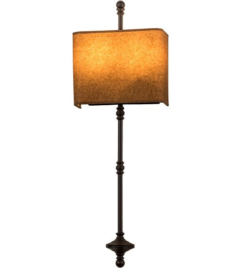 2nd Ave Lighting Muirfield 10" ADA Wall Sconce in Classic Rust Finish