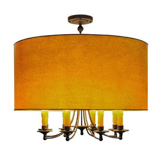 2nd Ave Lighting Muirfiled 42" Wide Pendant in Classic Rust Finish