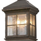 2nd Ave Lighting Myles 8" Lantern Wall Sconce in Gilded Tobacco Finish
