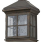 2nd Ave Lighting Myles 8" Lantern Wall Sconce in Gilded Tobacco Finish