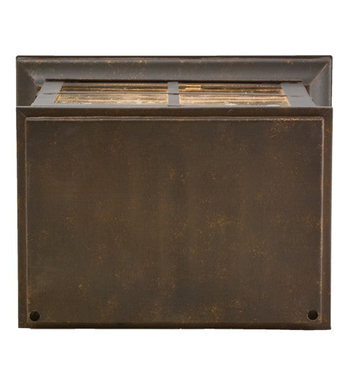 2nd Ave Lighting Myles 8" Lantern Wall Sconce in Gilded Tobacco Finish