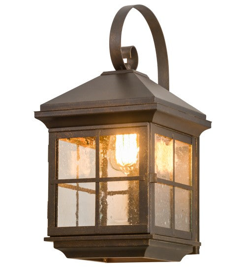 2nd Ave Lighting Myles 8" Wide Wall Sconce in Gilded Tobacco Finish