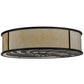 2nd Ave Lighting Nautilus 60" Flushmount in Blackwash Finish