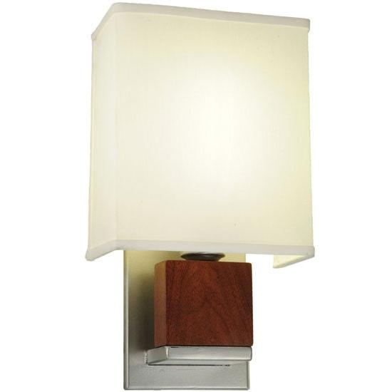 2nd Ave Lighting Navesink 8.25" Wall Sconce With Mahogany Wood Finish