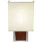 2nd Ave Lighting Navesink 8.25" Wall Sconce With Mahogany Wood Finish
