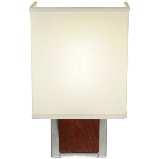 2nd Ave Lighting Navesink 8.25" Wall Sconce With Mahogany Wood Finish