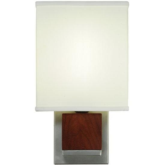 2nd Ave Lighting Navesink 8.25" Wall Sconce With Mahogany Wood Finish