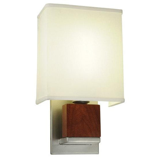 2nd Ave Lighting Navesink 8.25" Wall Sconce With Mahogany Wood Finish