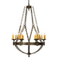 2nd Ave Lighting Neapolis 32" Wide 18 Light Chandelier in Florentine Gold Finish