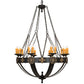 2nd Ave Lighting Neapolis 60" Wide 24 Light Chandelier in Flemish Finish With Highlights
