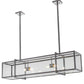 2nd Ave Lighting Nelson 54" Long Oblong Pendant in Chrome Finish
