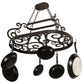 2nd Ave Lighting Neo 38" Long Pot Rack in Oil Rubbed Bronze Finish