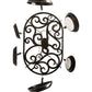 2nd Ave Lighting Neo 38" Long Pot Rack in Oil Rubbed Bronze Finish