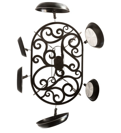 2nd Ave Lighting Neo 38" Long Pot Rack in Oil Rubbed Bronze Finish