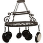 2nd Ave Lighting Neo 38" Long Pot Rack in Oil Rubbed Bronze Finish