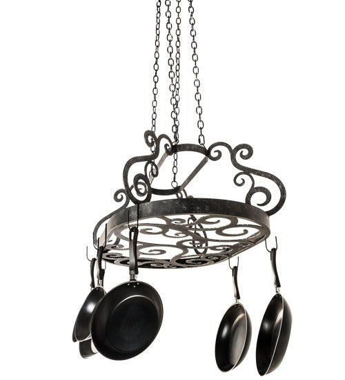2nd Ave Lighting Neo 38" Long Pot Rack in Smoke Finish