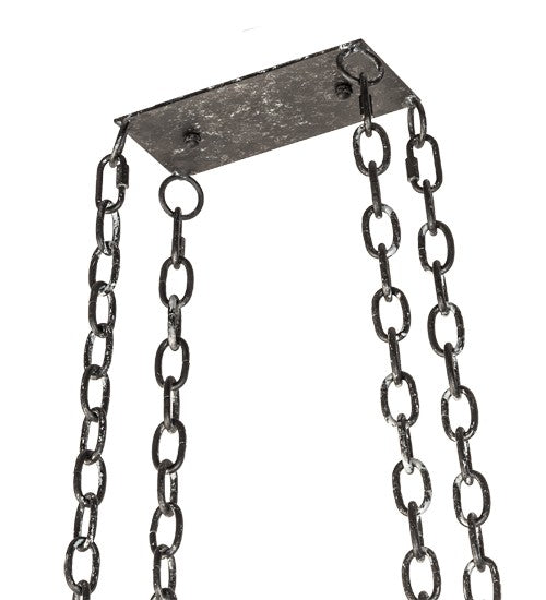 2nd Ave Lighting Neo 38" Long Pot Rack in Smoke Finish
