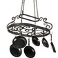 2nd Ave Lighting Neo 38" Long Pot Rack in Smoke Finish