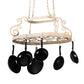 2nd Ave Lighting Neo 38" Long Pot Rack in Tuscan Ivory Finish