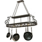 2nd Ave Lighting Neo 48" Long Pot Rack in Euro Cafe Finish