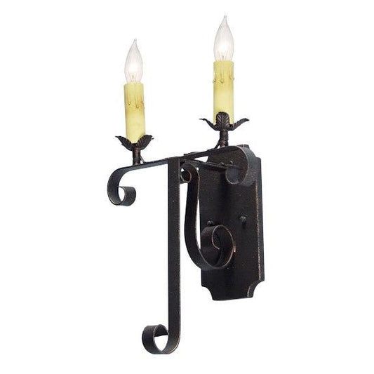 2nd Ave Lighting Nerea 12" Wide 2 Light Wall Sconce in Golden Bronze Finish